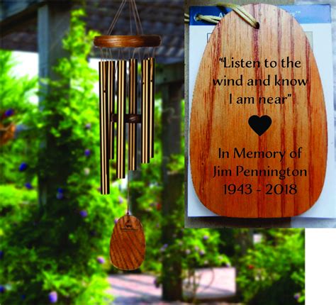 wind chimes memorial gift|More.